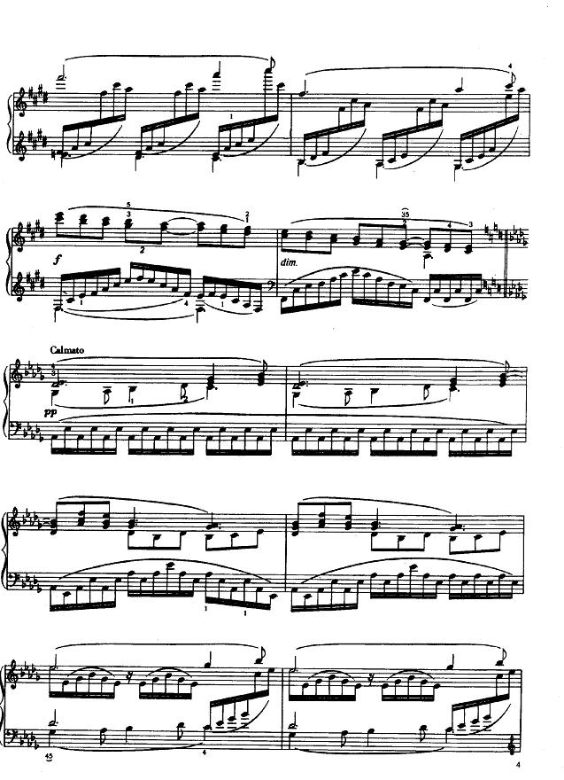 Debussy Clair de lune, page 4
